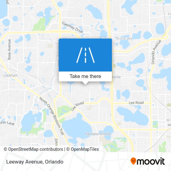 Mapa de Leeway Avenue