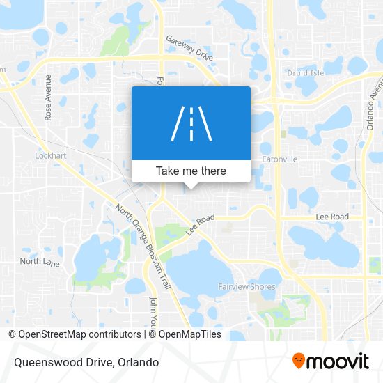 Mapa de Queenswood Drive