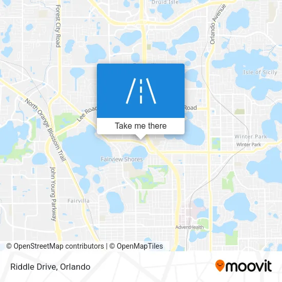 Riddle Drive map