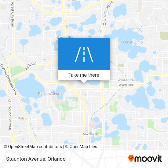 Mapa de Staunton Avenue