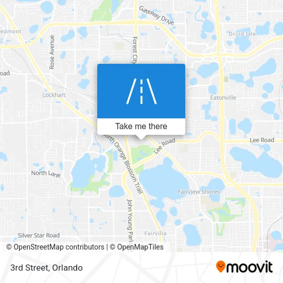 3rd Street map