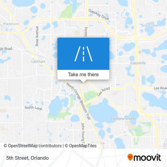 Mapa de 5th Street