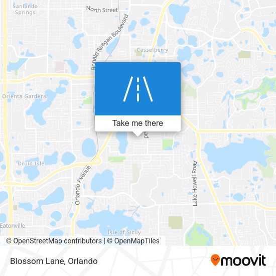 Mapa de Blossom Lane