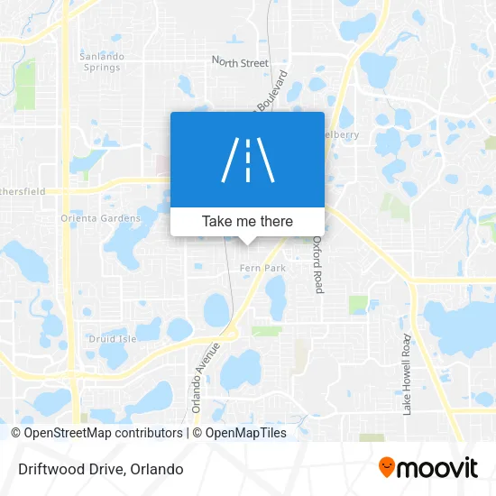Driftwood Drive map
