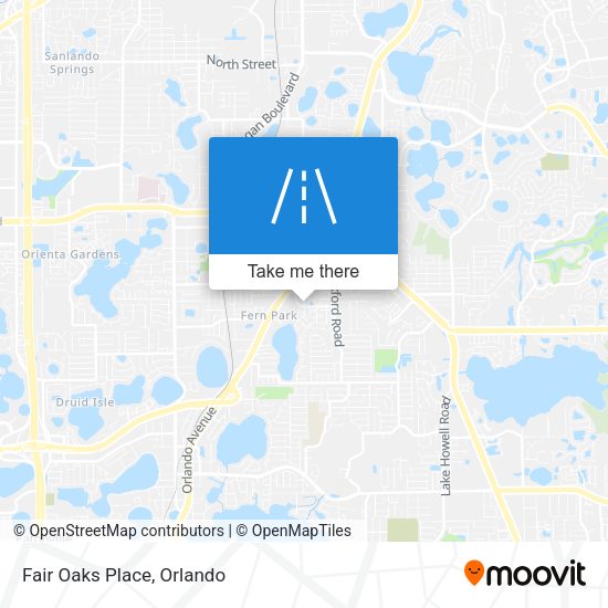 Mapa de Fair Oaks Place