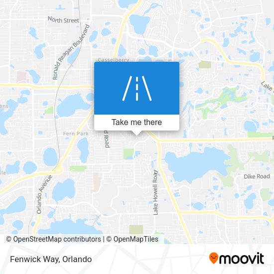 Mapa de Fenwick Way