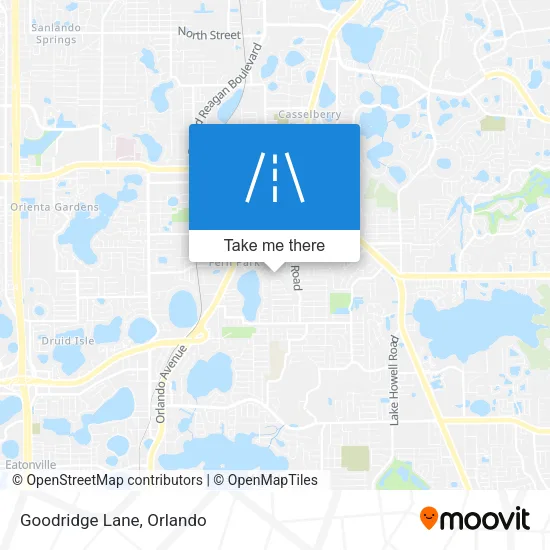 Goodridge Lane map