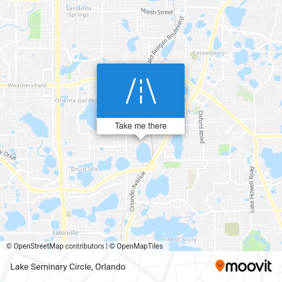 Mapa de Lake Seminary Circle