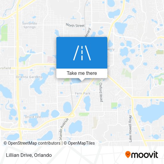 Mapa de Lillian Drive