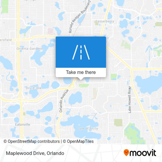 Mapa de Maplewood Drive