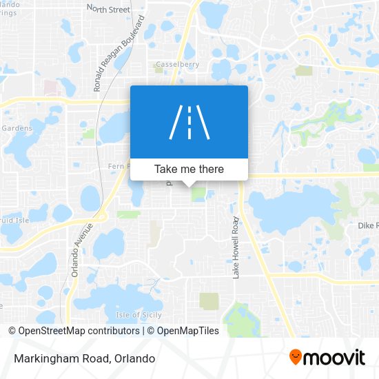 Mapa de Markingham Road
