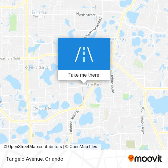 Tangelo Avenue map