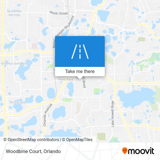 Woodbine Court map