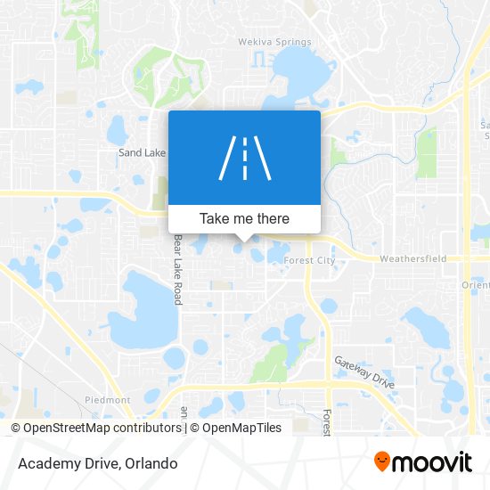 Academy Drive map