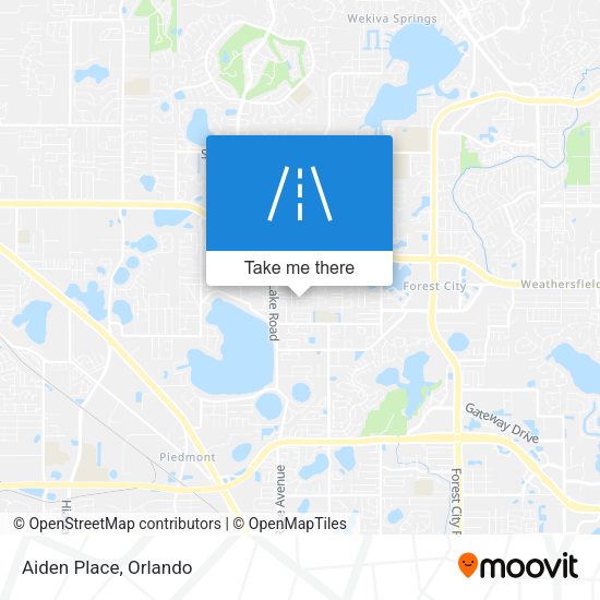 Mapa de Aiden Place