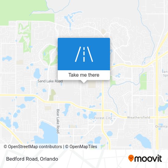 Mapa de Bedford Road