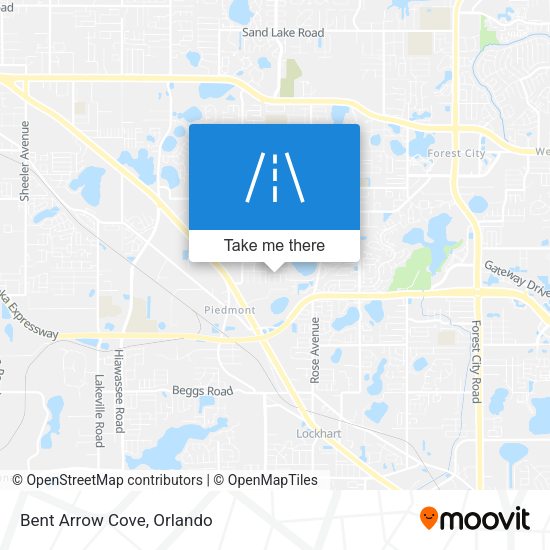 Mapa de Bent Arrow Cove