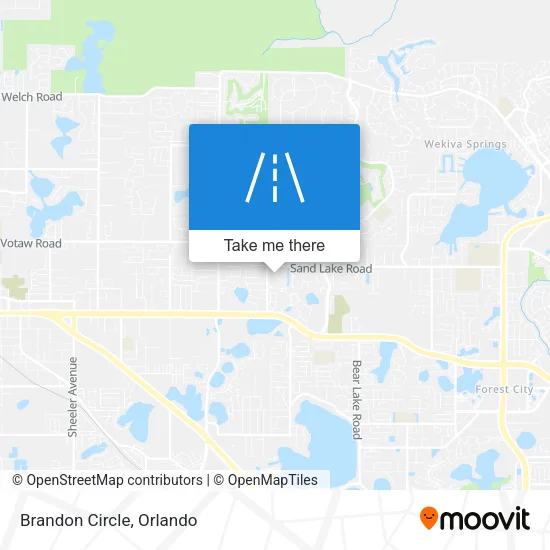 Brandon Circle map