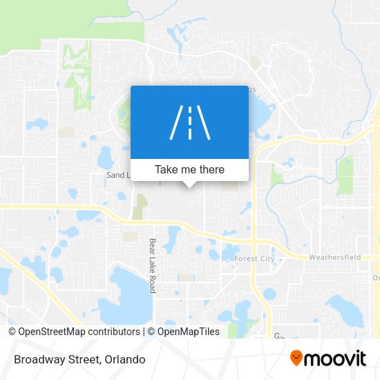Mapa de Broadway Street