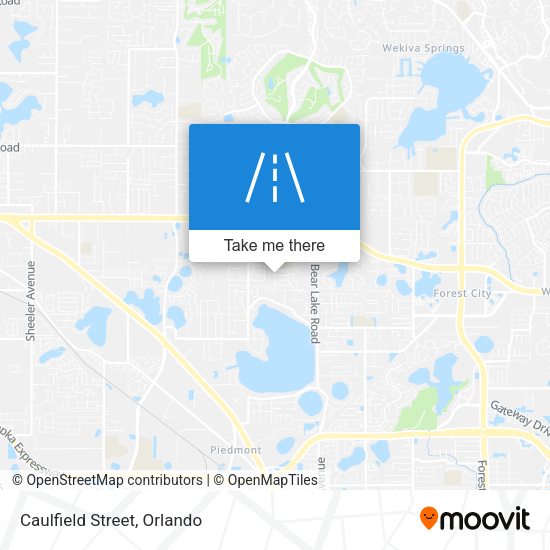 Mapa de Caulfield Street
