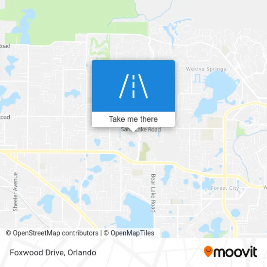 Foxwood Drive map