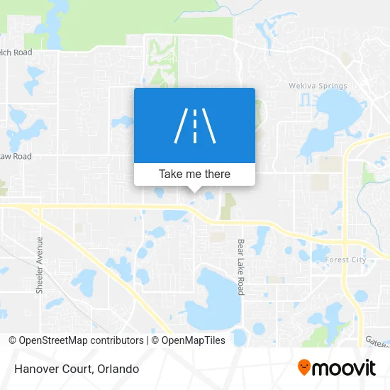 Hanover Court map