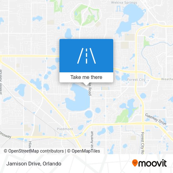 Mapa de Jamison Drive