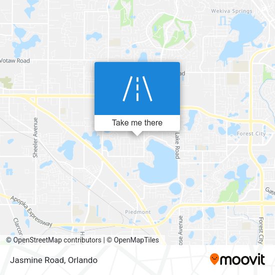 Mapa de Jasmine Road