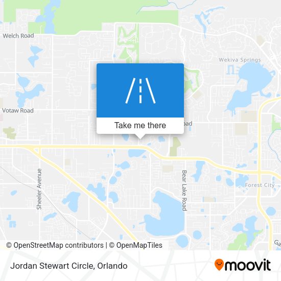 Mapa de Jordan Stewart Circle