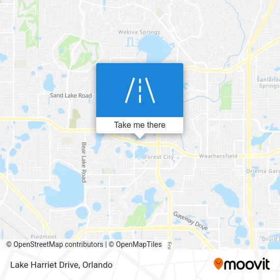 Mapa de Lake Harriet Drive