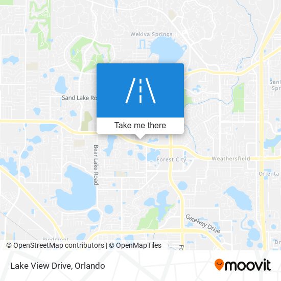 Lake View Drive map