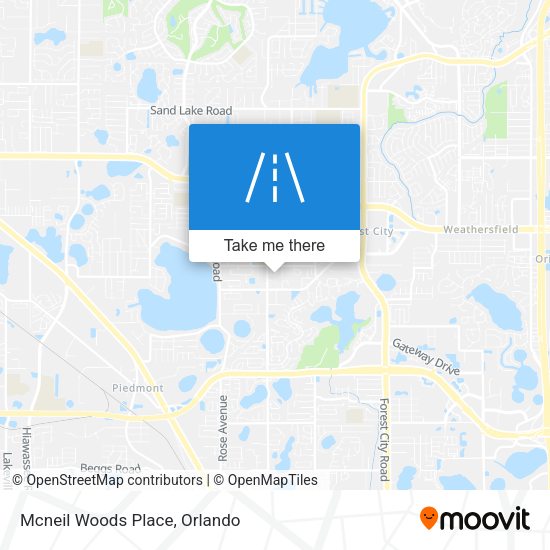 Mapa de Mcneil Woods Place