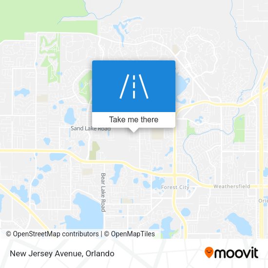 Mapa de New Jersey Avenue