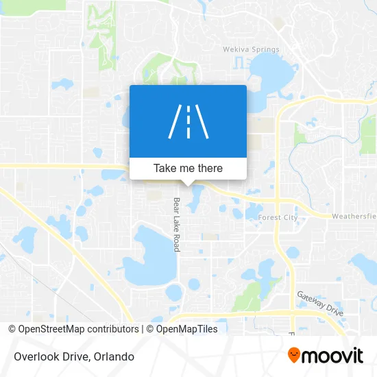 Mapa de Overlook Drive