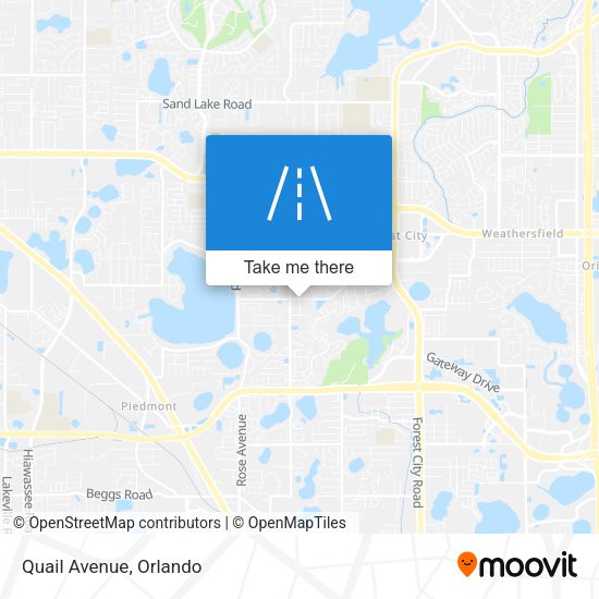Mapa de Quail Avenue