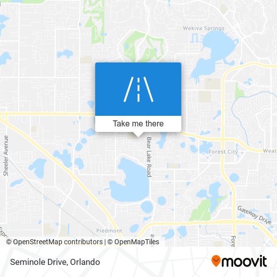 Seminole Drive map