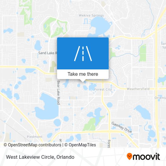 West Lakeview Circle map