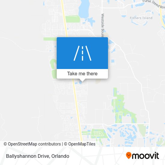 Ballyshannon Drive map