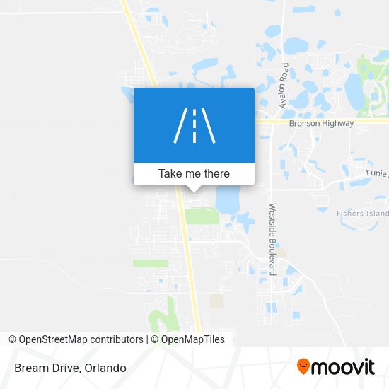Mapa de Bream Drive