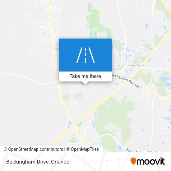 Mapa de Buckingham Drive
