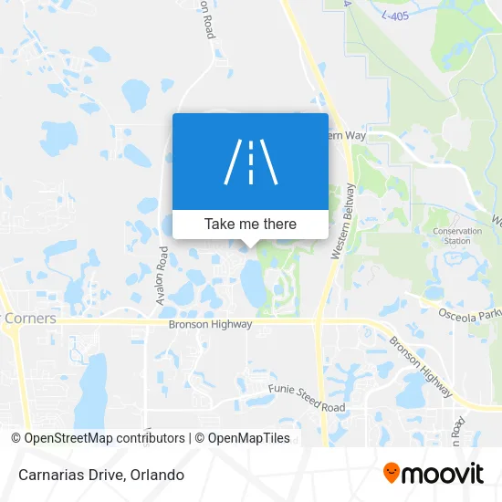 Carnarias Drive map