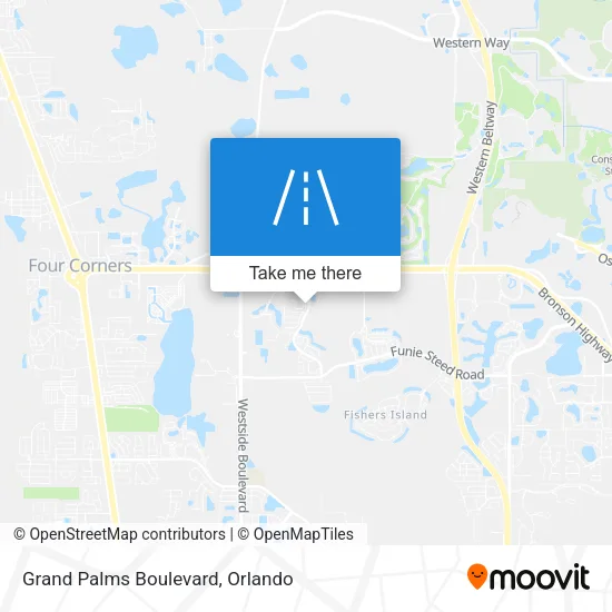 Grand Palms Boulevard map