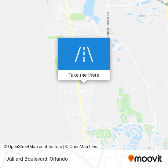 Mapa de Julliard Boulevard