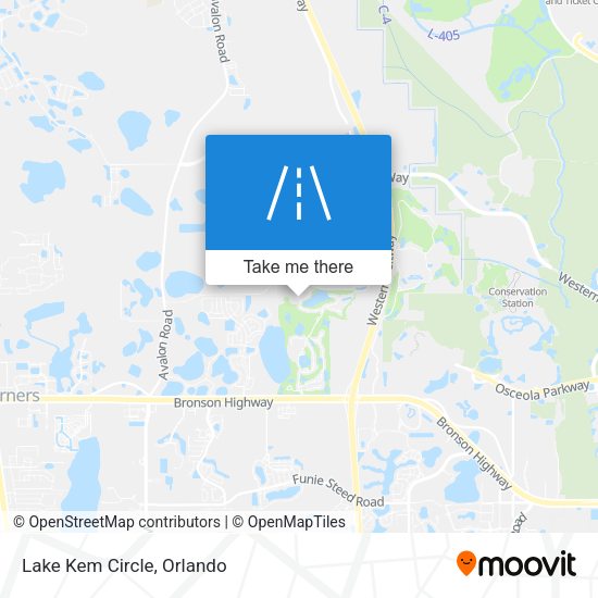 Mapa de Lake Kem Circle