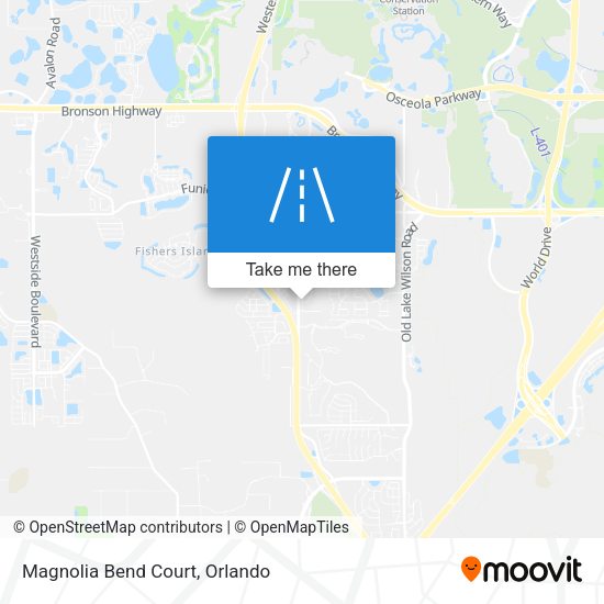 Magnolia Bend Court map