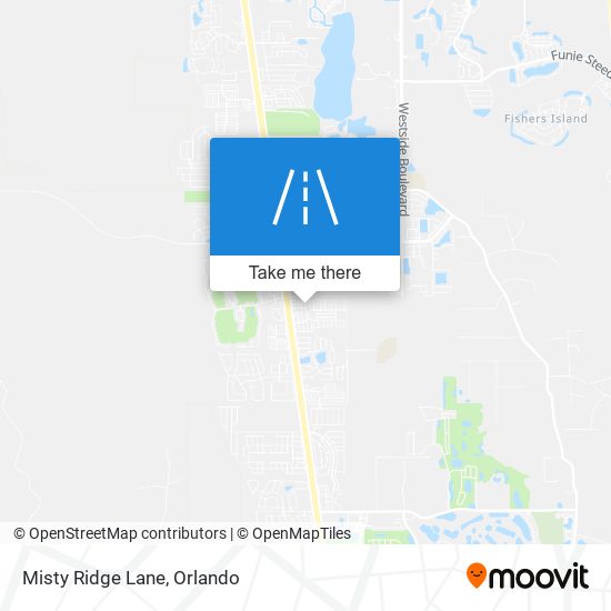 Misty Ridge Lane map