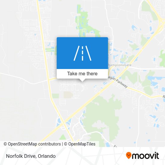 Mapa de Norfolk Drive