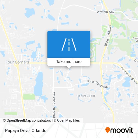 Mapa de Papaya Drive