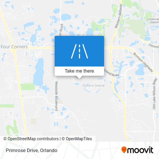Mapa de Primrose Drive