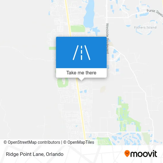 Ridge Point Lane map